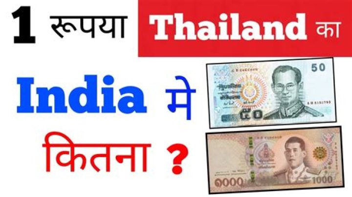 Is Thailand currency cheaper than India?
