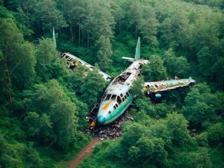 Is there a front half to the plane in The Forest?