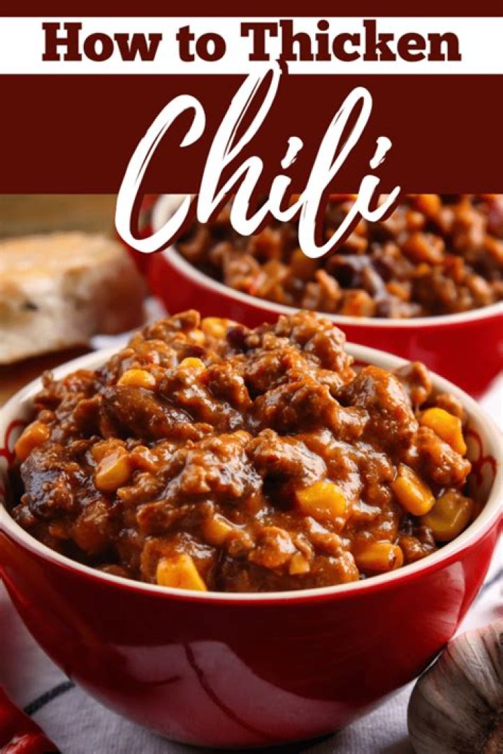 Should chili be thick or soupy?