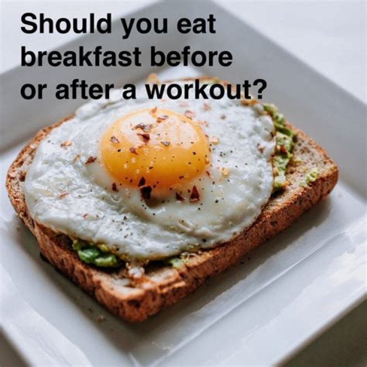 Should I jog before or after breakfast?