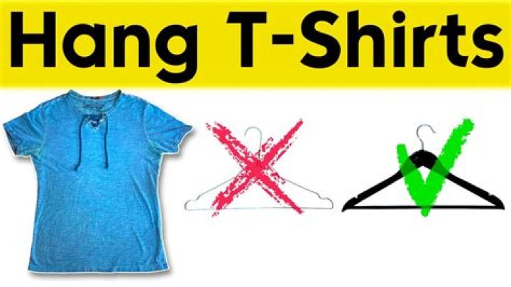 Should you hang Tshirts?