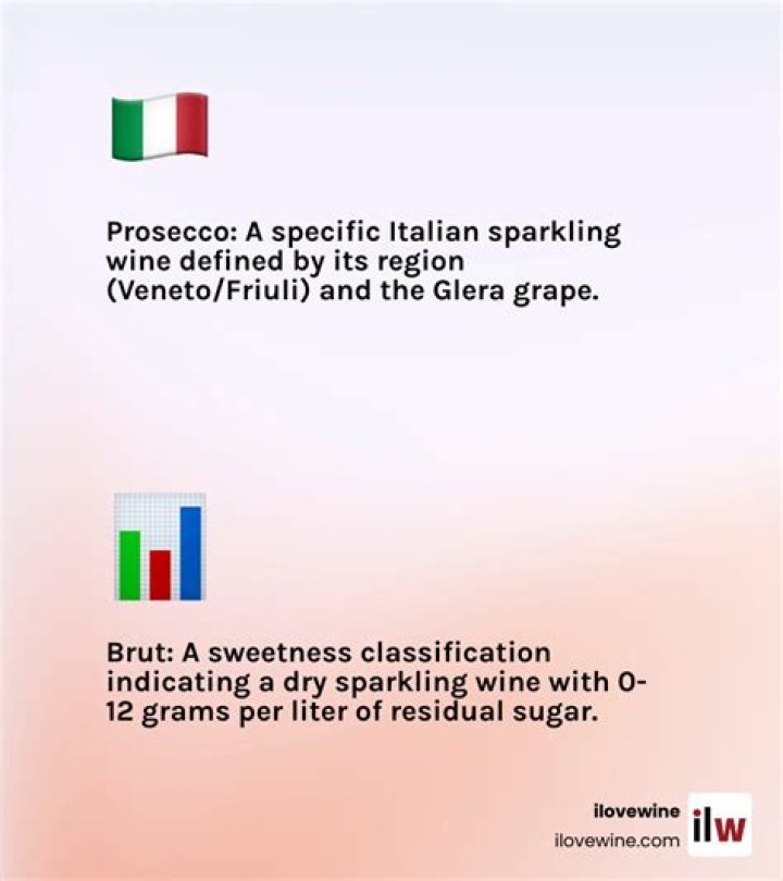 What's the difference between Brut and Prosecco?