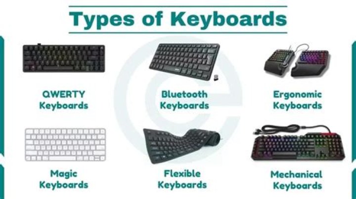 What are the 2 types of keyboards?