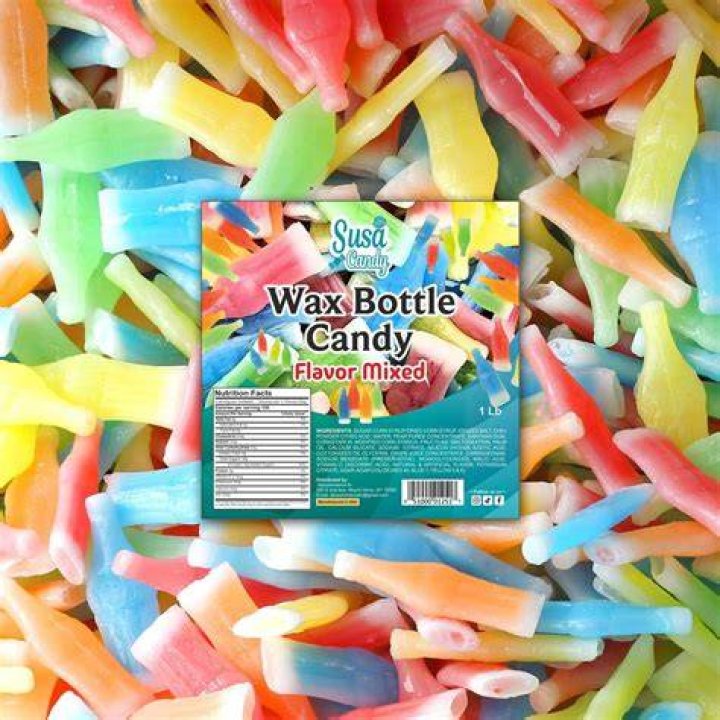 What candy is made of wax?