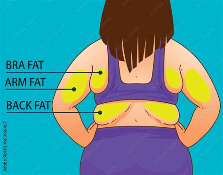 What causes back fat under bra?
