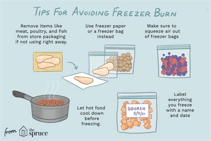 What causes freezer burn on fish?