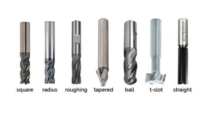 What cutters are commonly used to mill flat surfaces?
