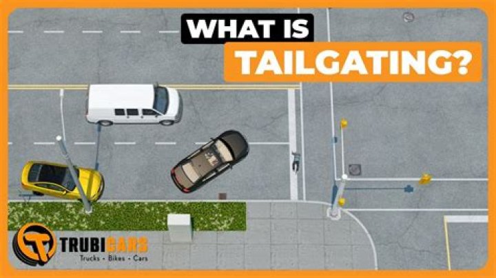What do you do if someone tailgates you?