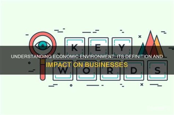 What do you mean by economic environment?