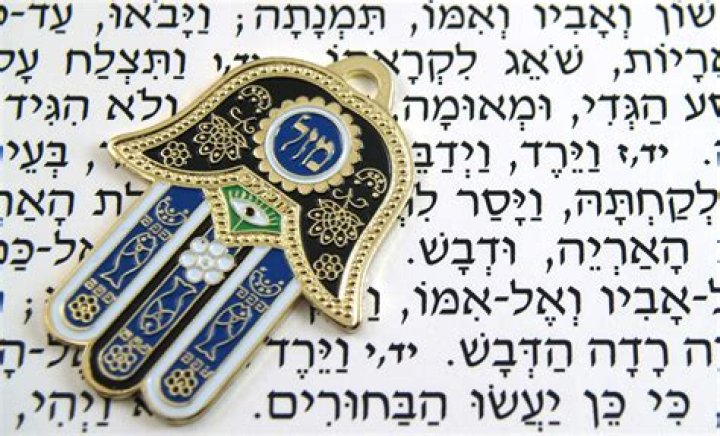 What does a blue Hamsa hand mean?