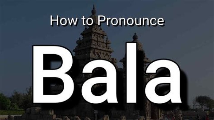 What does Bala mean in Welsh?