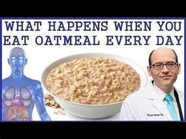 What does eating oatmeal every day do?