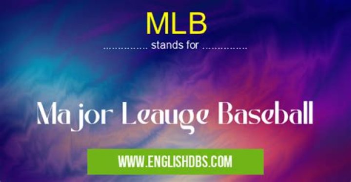 What does MLB mean in sports?