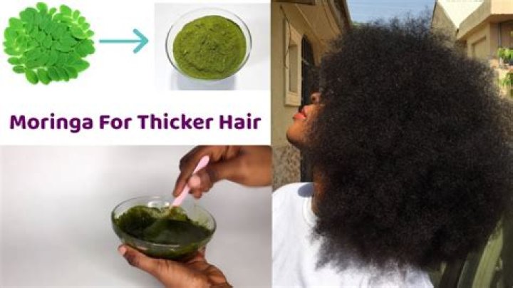What does moringa do for hair?