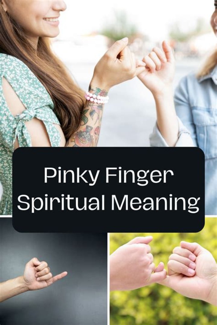 What does pinky holding mean?