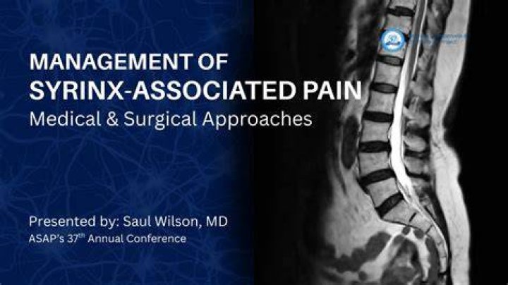 What does syrinx pain feel like?
