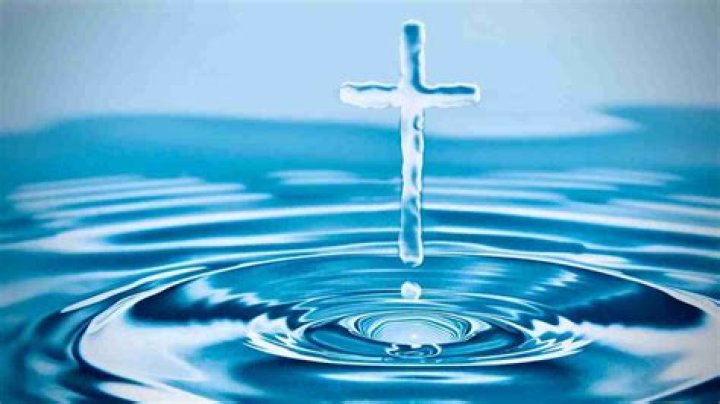 What does water mean in baptism?