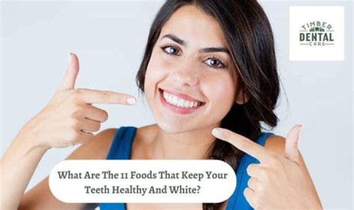 What foods keep your teeth white?
