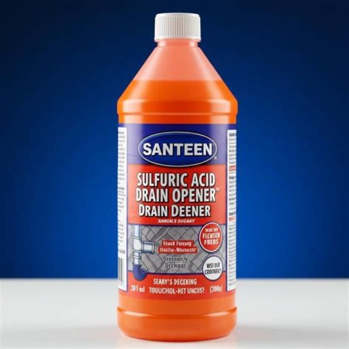 What happens when you pour sulfuric acid down the drain?