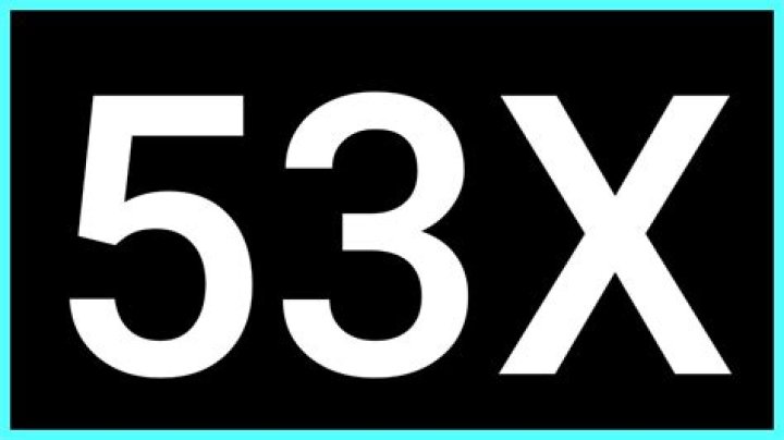 What is 53x mean in texting?