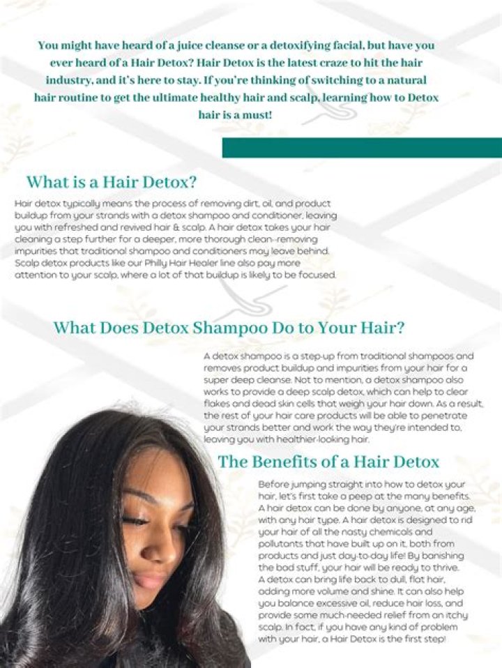 What is a hair detox?
