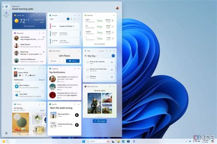 What is a widget and what does it do?