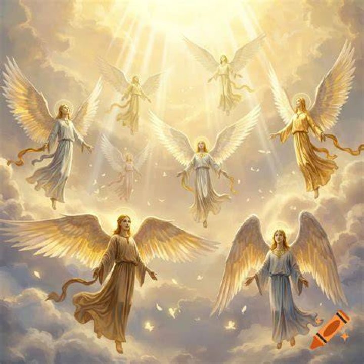 What is an army of angels called?