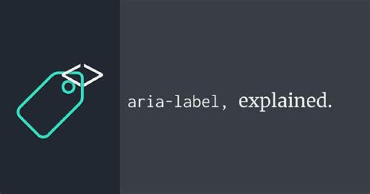 What is ARIA label?