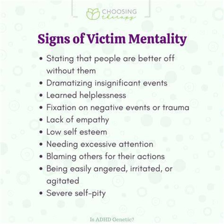 What is the mentality of an alcoholic?