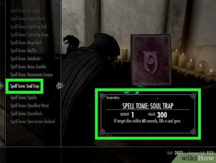 What is the point of soul trap Skyrim?