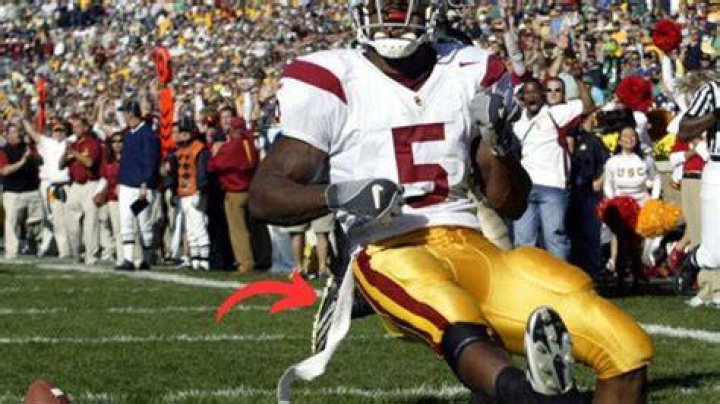 What is the strap hanging from NFL players?