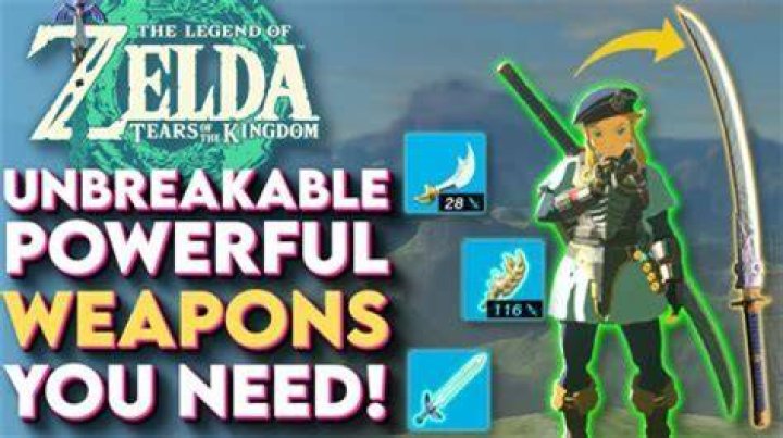 What weapons are unbreakable in Breath of the Wild?