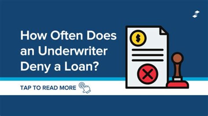 What would make an underwriter deny a loan?