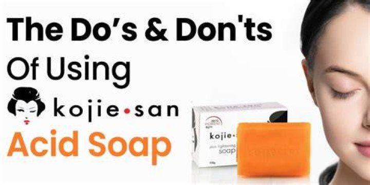 When should I stop using kojic acid soap?