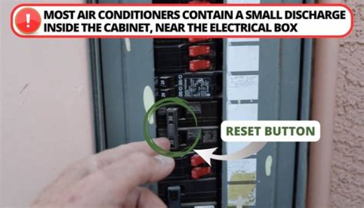 Where is AC reset button?