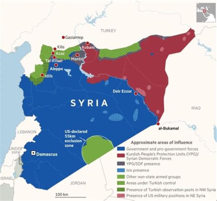 Where is Syria situated?
