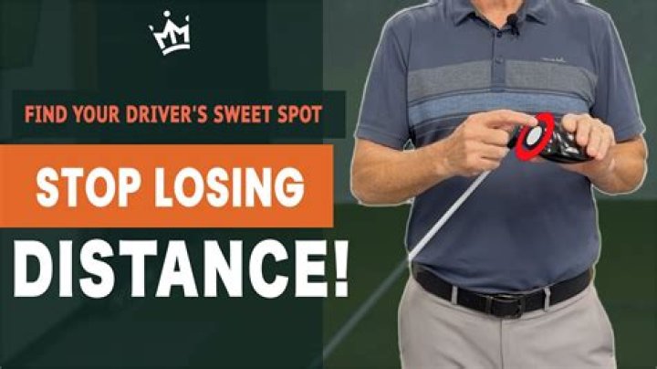 Where is the sweet spot on a driver?