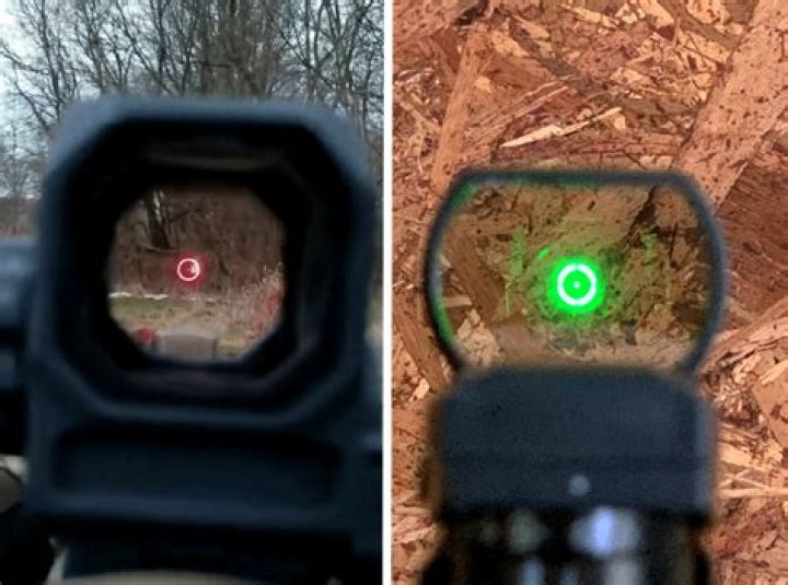Which is better a green or red reticle?