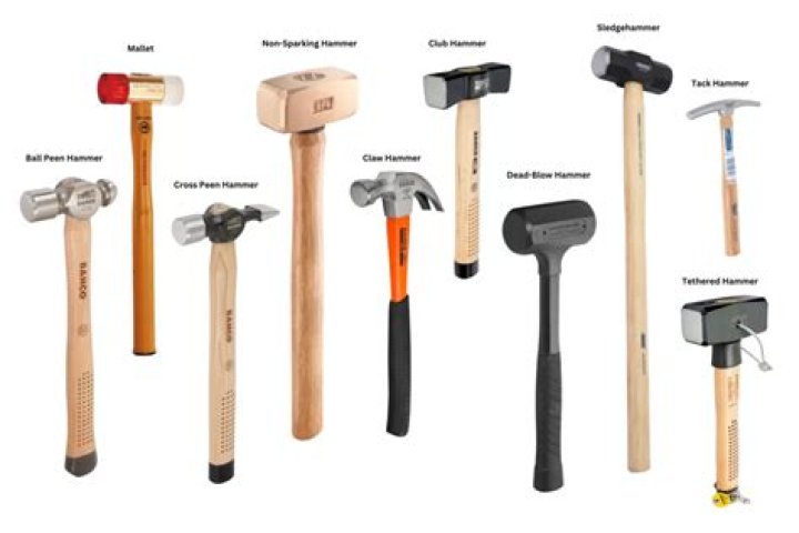 Which metal is generally used to make hammer?