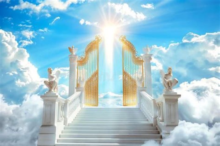 Who is at the gates of heaven in the Bible?