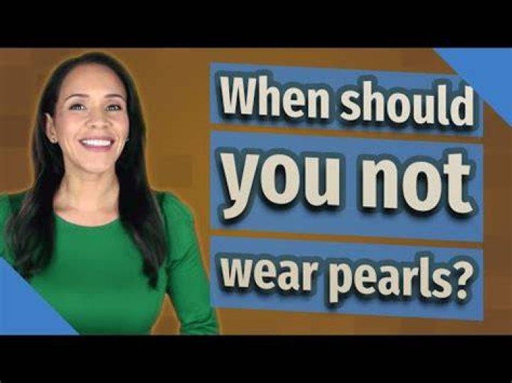 Why are pearls unlucky on wedding day?