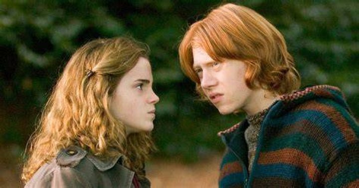 Why did JK Rowling put Ron and Hermione together?