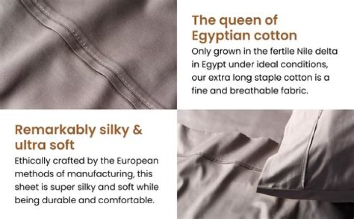 Why do Egyptian cotton sheets?