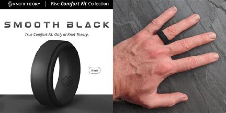 Why do people wear black silicone rings?