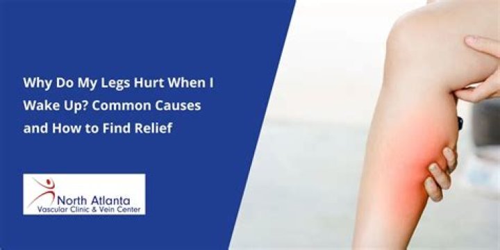 Why do the tops of my legs ache at night?