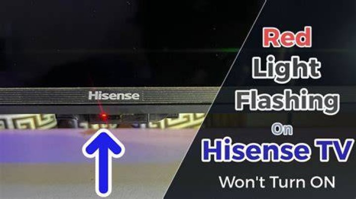 Why does my Hisense TV Go light and dark?