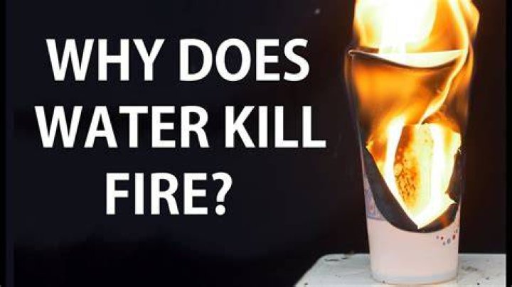 Why does water make fire worse?