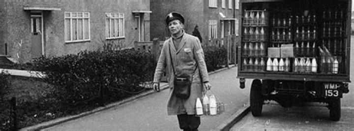 Why was milk delivered back in the day?
